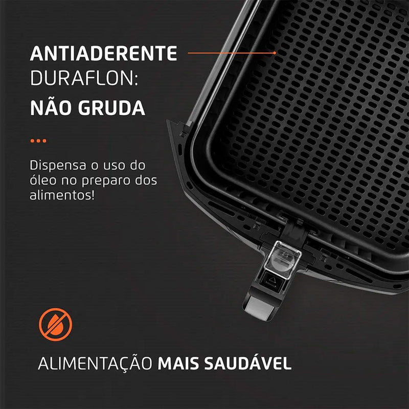 Fritadeira Elétrica Mondial AFN80BI 8L 1.900W Preto - 110V