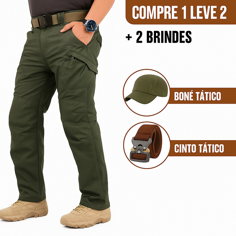 [COMPRE 1 LEVE 2] Calça Tática Steel Vivazza + [Brindes Exclusivos]