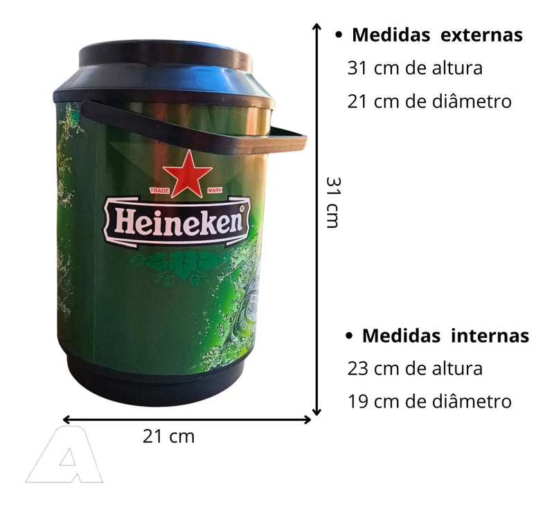 Cooler Personalizado Heinekein