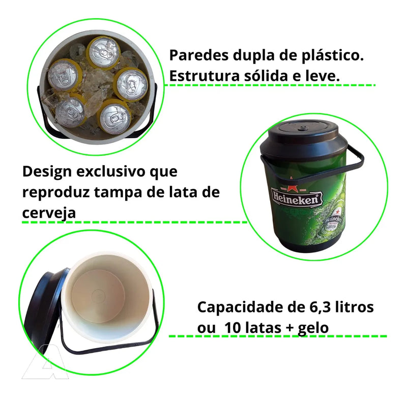 Cooler Personalizado Heinekein