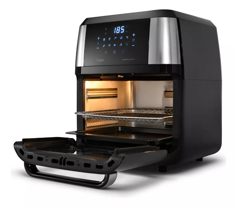 Fritadeira e Forno Air Fryer Oven Fry Elgin 12 Litros 1.800W
