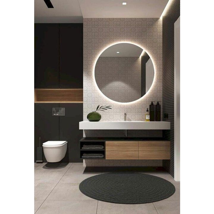 Espelho De Led Orgânico Moderno Luxo Decorativo