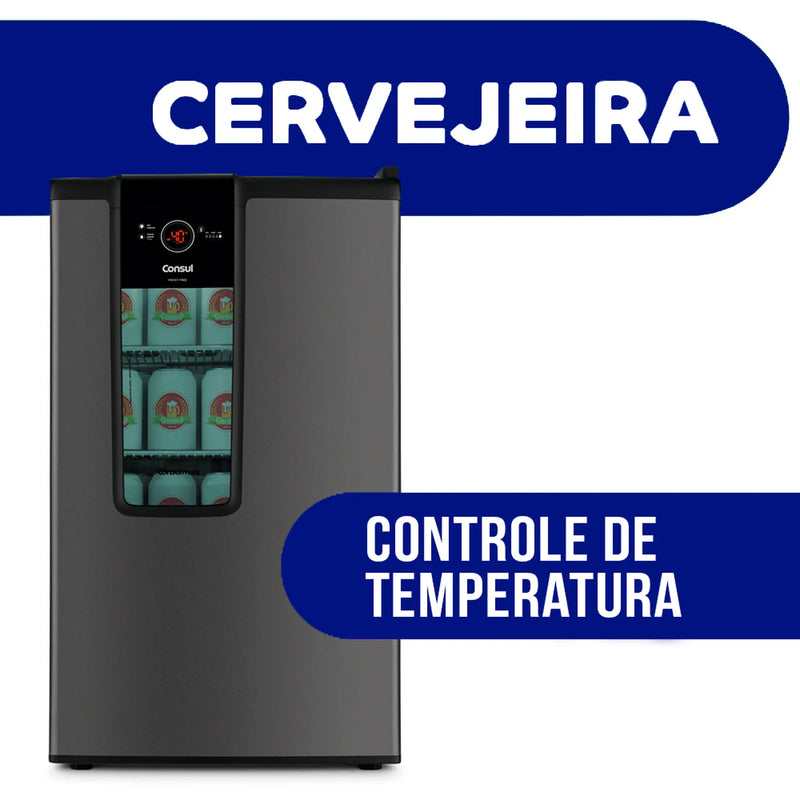 Cervejeira Consul 82L com Painel de Controle Frost Free CZD12 - 110 Volts