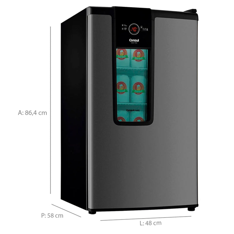 Cervejeira Consul 82L com Painel de Controle Frost Free CZD12 - 110 Volts