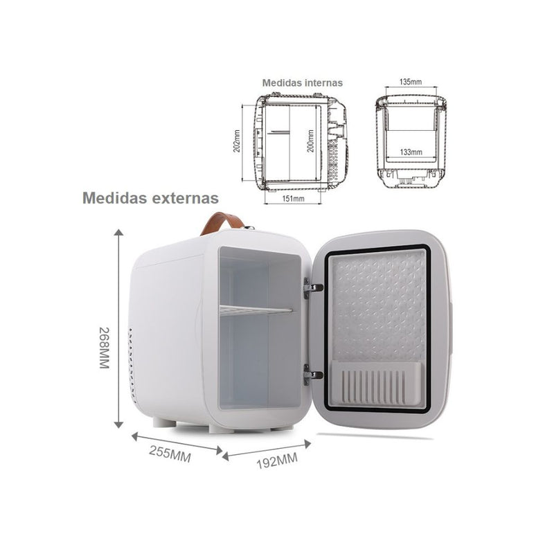 Mini Geladeira Portátil 4L 12v 127v Casa, Carro, Van, Ônibus